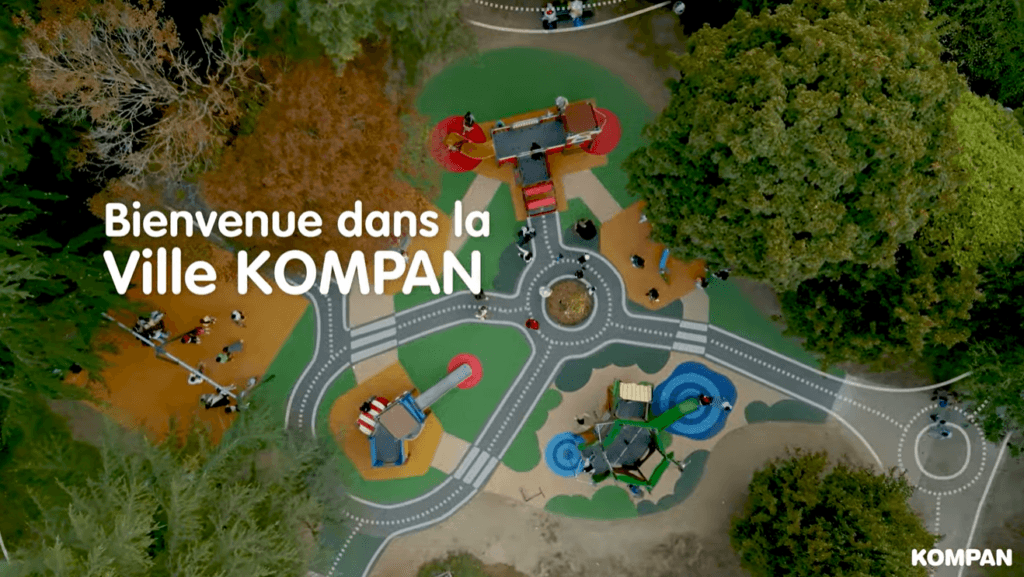  Nouveauté | La petite ville KOMPAN I Aire de jeux thématiques